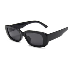 Carica l&#39;immagine nel visualizzatore di Gallery, Occhiali da sole quadrati da donna rettangolari occhiali da sole firmati di marca per donna sfumata trasparente lente piccola unisex Oculos De Sol