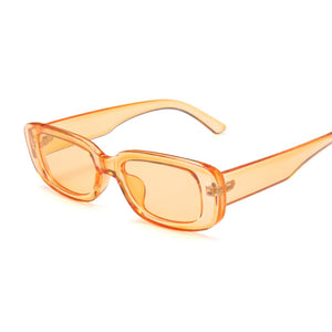Occhiali da sole quadrati da donna rettangolari occhiali da sole firmati di marca per donna sfumata trasparente lente piccola unisex Oculos De Sol