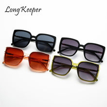 Load image into Gallery viewer, Square Sunglasses Women Retro Gradient Oversized Sun Glasses Big Frame Sun Glasses Ladies Eyeglasses Outdoor Goggles UV400 Gafas