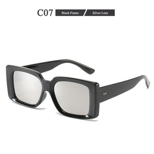 Occhiali da sole quadrati da donna Trend Box Occhiali da vista Stile personalità Occhiali da donna UV400