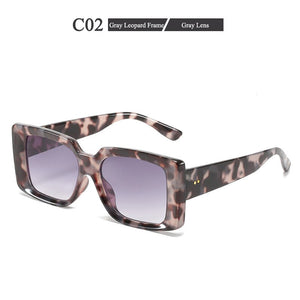 Occhiali da sole quadrati da donna Trend Box Occhiali da vista Stile personalità Occhiali da donna UV400
