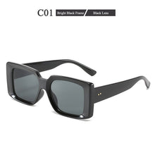 Carica l&#39;immagine nel visualizzatore di Gallery, Occhiali da sole quadrati da donna Trend Box Occhiali da vista Stile personalità Occhiali da donna UV400