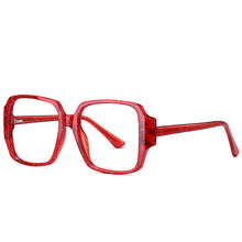 Load image into Gallery viewer, Square TR90 Optical Frame Glasses Anti-Blue Light Blocking Glitter Frame Lens Prescription Myopia Computer Glass Eyeglasses
