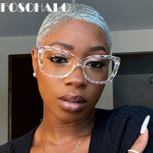 Load image into Gallery viewer, Square TR90 Optical Frame Glasses Anti-Blue Light Blocking Trend Full Frame Lens Prescription Myopia Computer Glass Eyeglasses