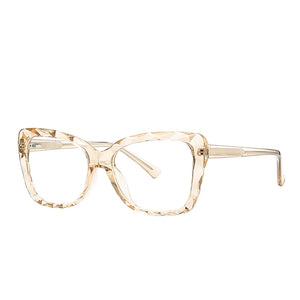 Square TR90 Optical Frame Glasses Anti-Blue Light Blocking Trend Full Frame Lens Prescription Myopia Computer Glass Eyeglasses