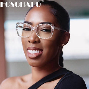 Square TR90 Optical Frame Glasses Anti-Blue Light Blocking Trend Full Frame Lens Prescription Myopia Computer Glass Eyeglasses