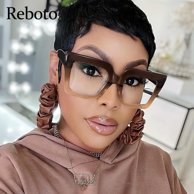 Vintage transparent glasses on sale