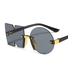 Load image into Gallery viewer, Square UV400 Vintage Rimless Sunglass Kids Red Gafas De Sol Mujer Rimless Lunette De soleil Femme Child Sunglasses