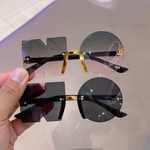 Load image into Gallery viewer, Square UV400 Vintage Rimless Sunglass Kids Red Gafas De Sol Mujer Rimless Lunette De soleil Femme Child Sunglasses