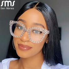 Load image into Gallery viewer, Square Vintage Optical Glasses Frames Men Women Myopia Frame Prescription Glasses Clear Lens Spectacle Frame