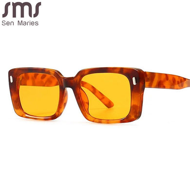 Square Vintage Sunglasses Women Men Retro  Brand Designer Sun Glasses Female Male Eyewear Rectangle Punk Oculos De Sol