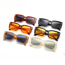 Load image into Gallery viewer, Square Vintage Sunglasses Women Men Retro  Brand Designer Sun Glasses Female Male Eyewear Rectangle Punk Oculos De Sol