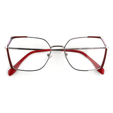 Carica l&#39;immagine nel visualizzatore di Gallery, Square Women&#39;s Prescription Glasses Frame For Women Eyewear Female Fake Eyeglasses Without Diopter Metal Vintage Fashion 2022