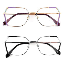 Carica l&#39;immagine nel visualizzatore di Gallery, Square Women&#39;s Prescription Glasses Frame For Women Eyewear Female Fake Eyeglasses Without Diopter Metal Vintage Fashion 2022