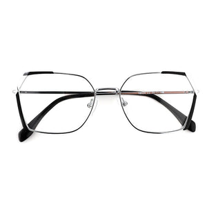 Square Women's Prescription Glasses Frame For Women Eyewear Female Fake Eyeglasses Without Diopter Metal Vintage Fashion 2022
