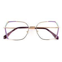 Carica l&#39;immagine nel visualizzatore di Gallery, Square Women&#39;s Prescription Glasses Frame For Women Eyewear Female Fake Eyeglasses Without Diopter Metal Vintage Fashion 2022