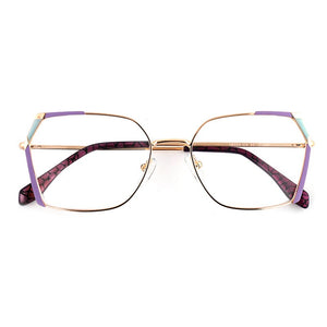 Square Women's Prescription Glasses Frame For Women Eyewear Female Fake Eyeglasses Without Diopter Metal Vintage Fashion 2022
