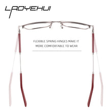 Load image into Gallery viewer, Square Women&#39;s Prescription Glasses Without Diopter Men&#39;s Optical Frames Myopia Women Decorative Eyeglasses Female Eyewear Metal