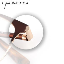 Load image into Gallery viewer, Square Women&#39;s Prescription Glasses Without Diopter Men&#39;s Optical Frames Myopia Women Decorative Eyeglasses Female Eyewear Metal