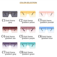 Load image into Gallery viewer, Square metal Sexy Colorful Unisex Men Women Famous Brand Designer Sun Glases UV400 Sunglasses Male Female for Women Men