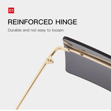 Load image into Gallery viewer, Square metal Sexy Colorful Unisex Men Women Famous Brand Designer Sun Glases UV400 Sunglasses Male Female for Women Men