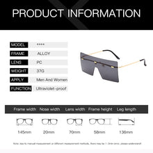 Load image into Gallery viewer, Square metal Sexy Colorful Unisex Men Women Famous Brand Designer Sun Glases UV400 Sunglasses Male Female for Women Men