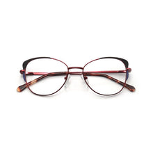 Load image into Gallery viewer, Square oval cat eye metal eyeglasses frames decorative clear fake glasses women diopters  brand design