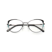 Load image into Gallery viewer, Square oval cat eye metal eyeglasses frames decorative clear fake glasses women diopters  brand design