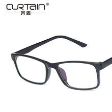 Load image into Gallery viewer, Square retro flat lens 2023 tr frame propionic acid leg plug in glasses frame versatile student eyeglass frame 9106