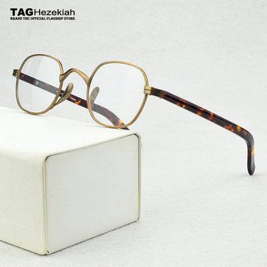 Square titanium optical glasses frame Men 2023 Vintage Small eyeglasses  myopia computer eye glasses frames for women spectacle