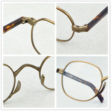 Load image into Gallery viewer, Square titanium optical glasses frame Men 2023 Vintage Small eyeglasses  myopia computer eye glasses frames for women spectacle