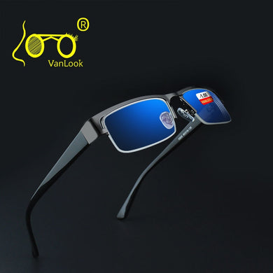 Stainless Myopia Glasses For The Computer Men Eyeglasses Clear Lens Spectacles Anti Blue Ray Eyeglass Frame -4.5 -5.0 -5.5 -6.0