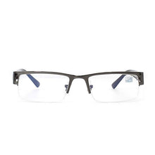 Load image into Gallery viewer, Stainless Myopia Glasses Men Eyeglasses Women Half Metal Spectacles Eyeglass  -0.5 -1.0 -1.5 -2.0 -2.5 -3.0 -3.5 -4.0 To -6.0