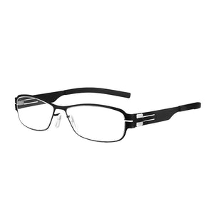 Stainless Steel Business Glasses Frame Men Reading Eyeglasses Optical Prescription Eyewear With Clear Lenses Oculos De Grau