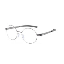 Carica l&#39;immagine nel visualizzatore di Gallery, Stainless Steel Eyewear Prescription Eyeglasses Frames Women/Men Round Myopia Optical Glasses Frame with Clear Lens
