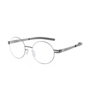 Stainless Steel Eyewear Prescription Eyeglasses Frames Women/Men Round Myopia Optical Glasses Frame with Clear Lens