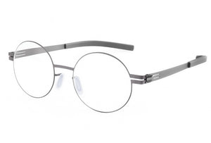 Stainless Steel Eyewear Prescription Eyeglasses Frames Women/Men Round Myopia Optical Glasses Frame with Clear Lens