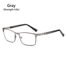 Load image into Gallery viewer, Stainless Steel Frame Business Reading Glasses Men Women Urltra-light Blue Light Blocking Eyeglasses Presbyopic Optical Eyewear
