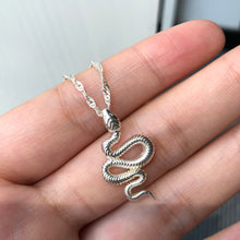 Load image into Gallery viewer, Stainless Steele Snake Necklace 2020 Cute Animal Snake Pendant Necklace For Women Temperament Snake Pendant Necklace Jewelry