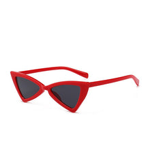 Load image into Gallery viewer, Star Celebrity Style Retro Cat's Eye Sun Glasses Europe and America Bow Triangular Sun Glasses