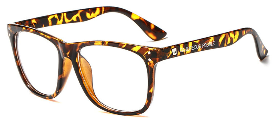 Star style rice nail flat mirror retro glasses frame  s1789