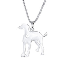 Load image into Gallery viewer, Statement Choker Necklace Metal Alloy Pet Dog Family Stroll Design Chain Collar Pendant Necklace Fashion Jewelry Women