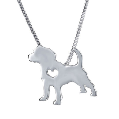 Statement Choker Necklace Metal Alloy Pet Dog Family Stroll Design Chain Collar Pendant Necklace Fashion Jewelry Women