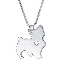 Load image into Gallery viewer, Statement Choker Necklace Metal Alloy Pet Dog Family Stroll Design Chain Collar Pendant Necklace Fashion Jewelry Women