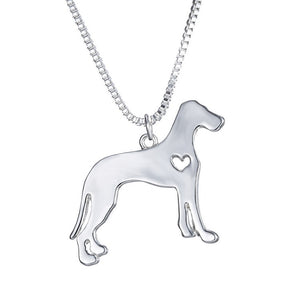 Statement Choker Necklace Metal Alloy Pet Dog Family Stroll Design Chain Collar Pendant Necklace Fashion Jewelry Women