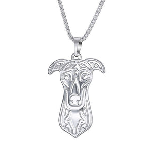 Statement Choker Necklace Metal Alloy Pet Dog Family Stroll Design Chain Collar Pendant Necklace Fashion Jewelry Women