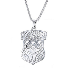 Load image into Gallery viewer, Statement Choker Necklace Metal Alloy Pet Dog Family Stroll Design Chain Collar Pendant Necklace Fashion Jewelry Women