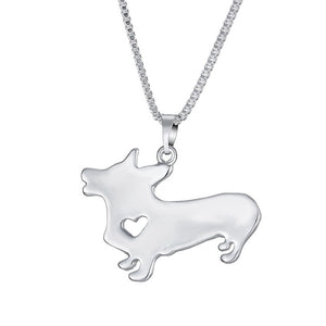 Statement Choker Necklace Metal Alloy Pet Dog Family Stroll Design Chain Collar Pendant Necklace Fashion Jewelry Women