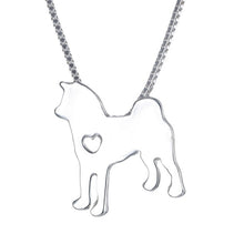 Load image into Gallery viewer, Statement Choker Necklace Metal Alloy Pet Dog Family Stroll Design Chain Collar Pendant Necklace Fashion Jewelry Women