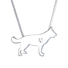 Load image into Gallery viewer, Statement Choker Necklace Metal Alloy Pet Dog Family Stroll Design Chain Collar Pendant Necklace Fashion Jewelry Women